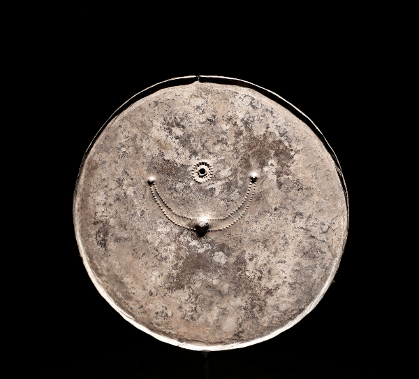 Pectoral für Männer, mit Schiffsmotiv. Silberlegierung