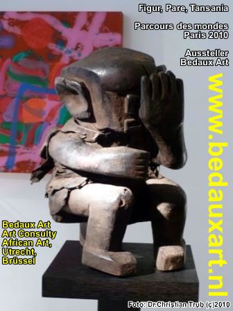 Parcours des mondes 2010 Figur Pare Tansania Bedaux Art Utrecht Bruessel bedauxart.nl
