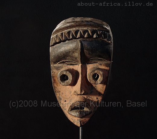 III14818 Maske, Dan, Elfenbeinküste. Sammlung 1956