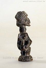 III6806 Songye, Untergruppe Bekalebue, Kleines Figürchen, Janus, Sammlung 1938