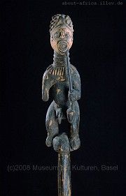 Wächterfigur, Grasland Kamerun, Museum der Kulturen Basel, Nr. III 7085, von Hans Himmelheber 1930 ("aus Paris")