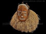 Maske der Kassai-Sammlung, Osten des Belgisch-Kongo, Museum der Kulturen Basel, Nr. III 9183, von Hans Himmelheber 1938